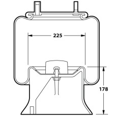 Air Spring Assembly - Hendrickson HT300U / Trailer